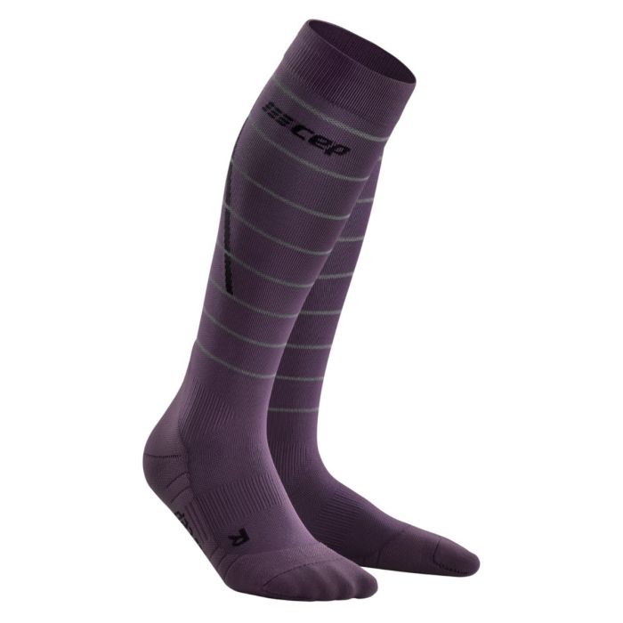 CEP Herre Strømper Reflective Compression Socks Lilla