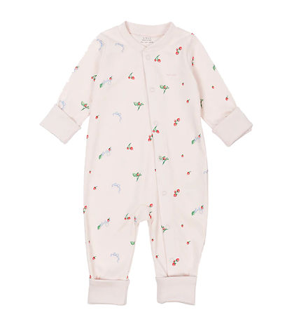 Livly Strampler - Erdbeeren/Pink