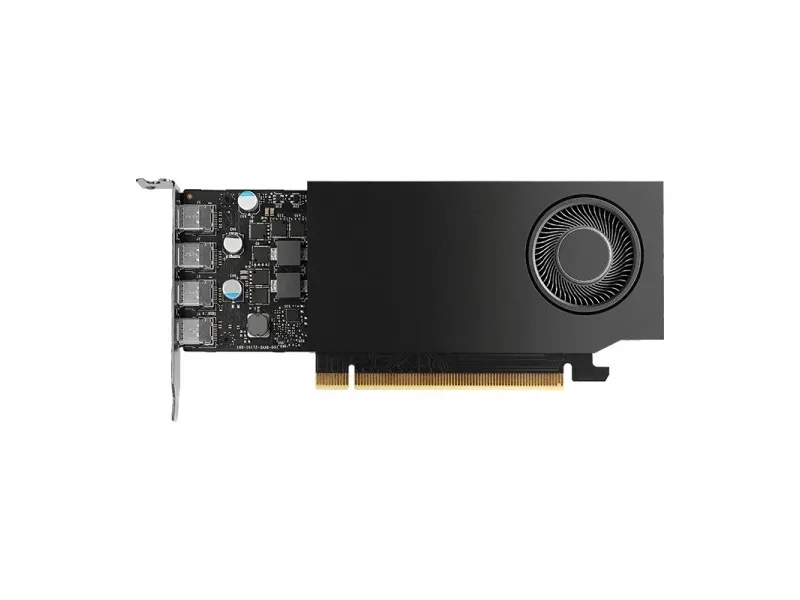 NVIDIA RTX A1000 - Grafikkort - RTX A1000 - 8 GB GDDR6 - PCIe 4.0 x8 lavprofil - 4 x Mini DisplayPort