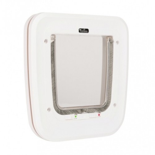 Porta branca para gatos