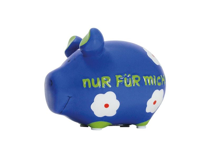 G. Wurm Spardose Nur für mich 12.5 x 9 x 9 cm Sparkasse zum Aufbewahren von Geld