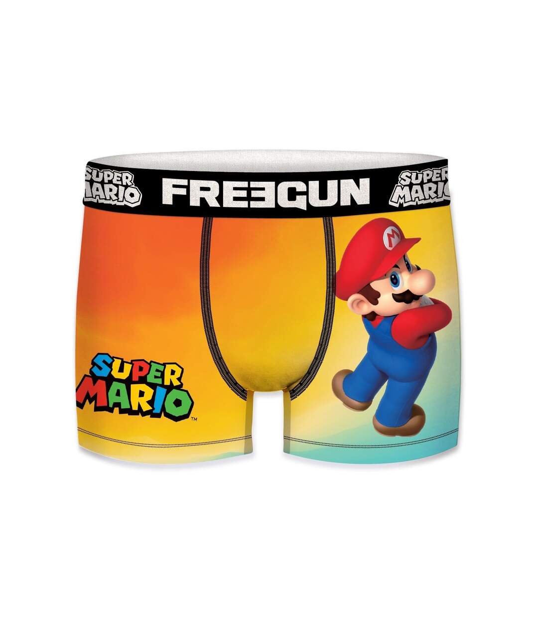 Boxer Homme Mario, Calecon Homme, SUPER MARIO, Agréable et Ajustement Parfait (Lot de 4)