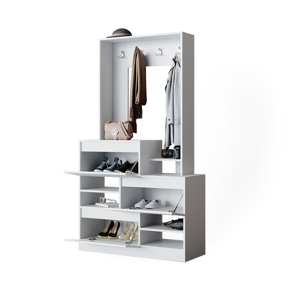 Flurgarderobe Schuhschrank Flurkommode Evia Flurmöbel Schuhregal Kommode Vicco