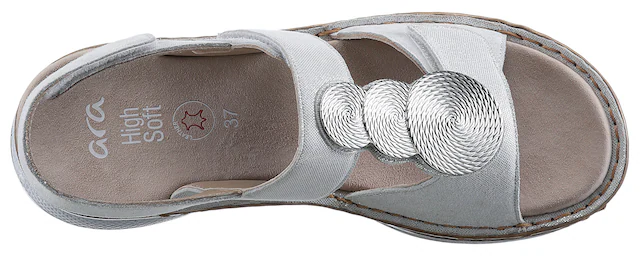 Ara Sandale »HAWAII«  , Sommerschuh, Sandalette, Keilabsatz, in Bequemweite G (= weit)