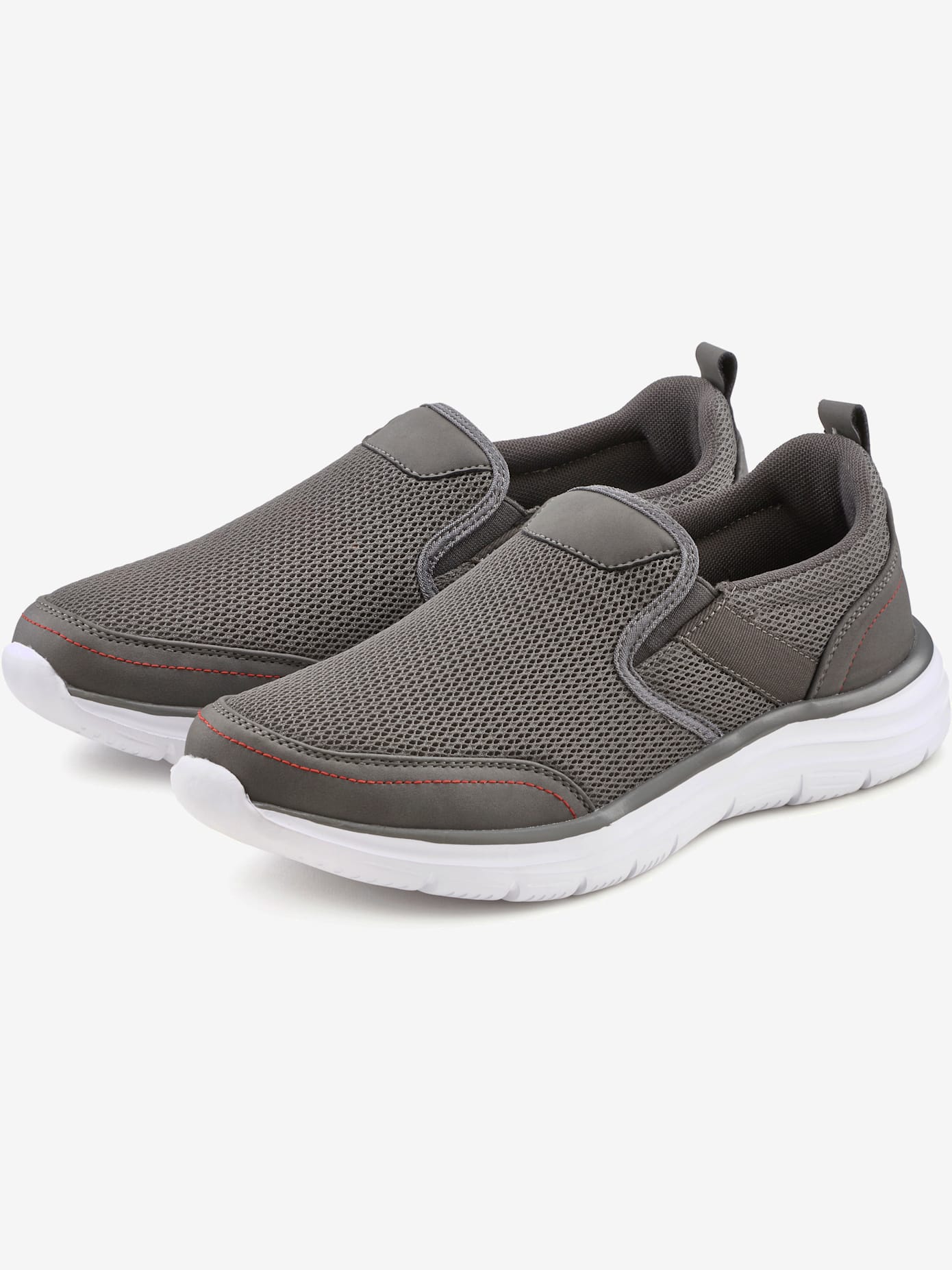 Baskets sneakers confortables à enfiler avec contrefort légèrement rembourré