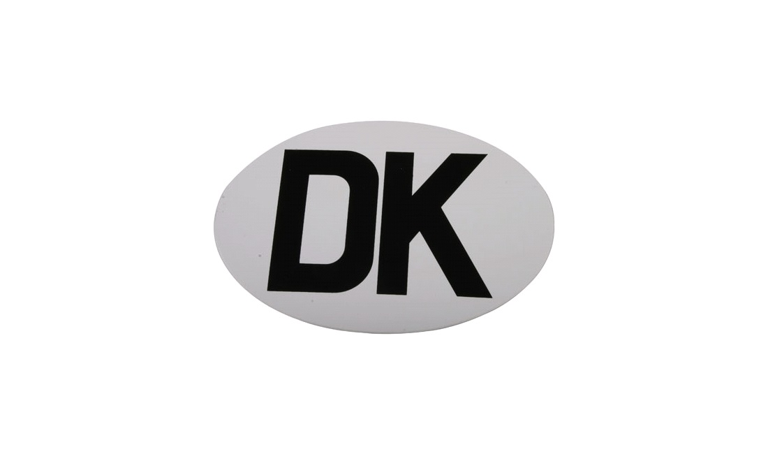 DK skilt ovalt