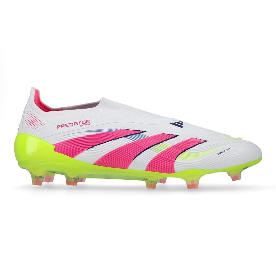 adidas Predator Elite Laceless FG Celestial Victory - Blanc/Lucid Pink/Lucid Lemon