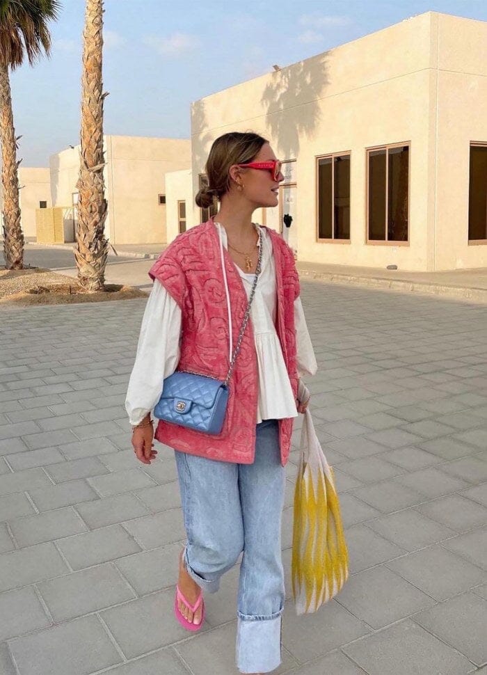 Sissel Edelbo Vida Velvet Blanket Vest SE 719.4