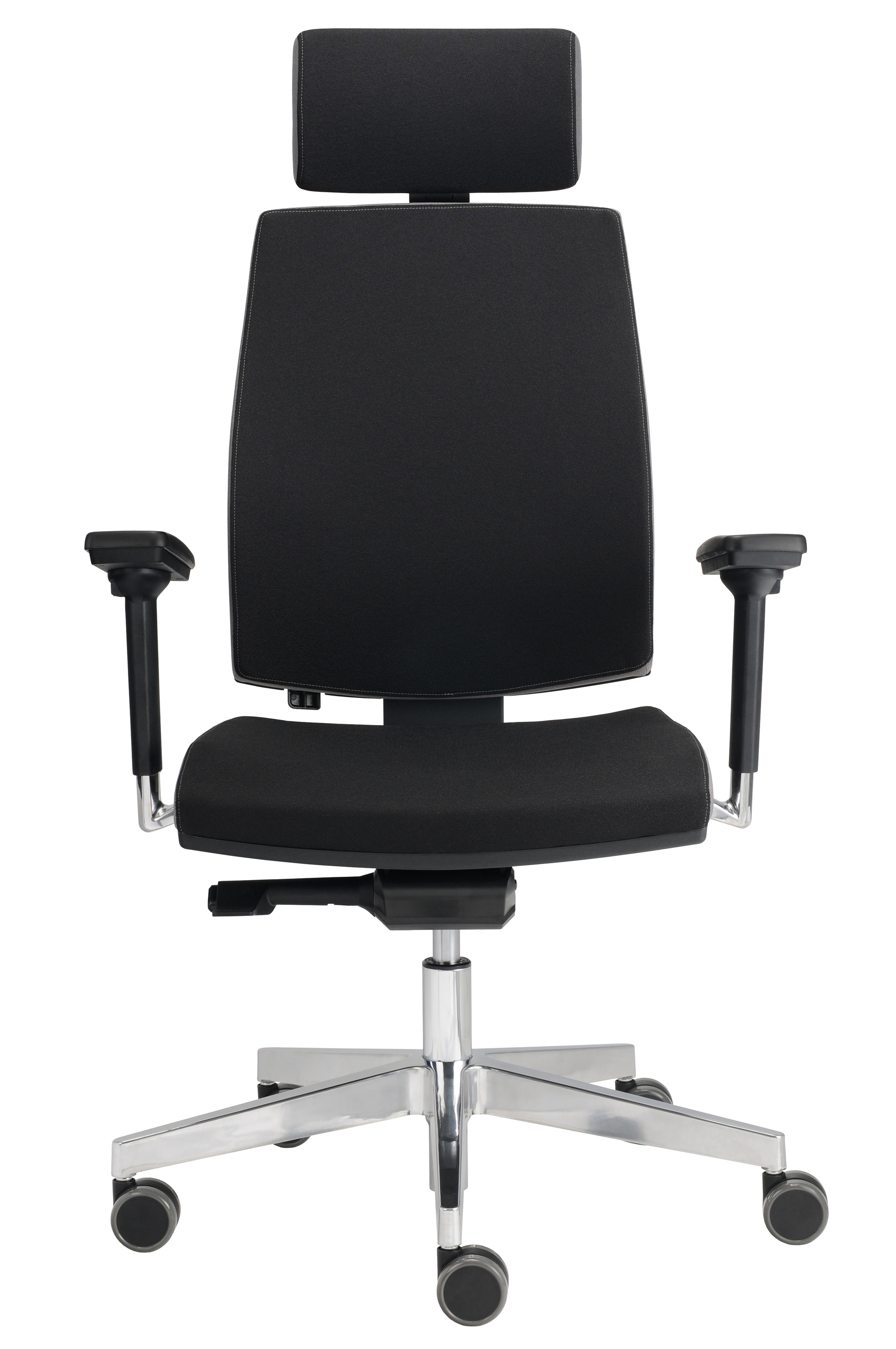 Drehstuhl PREMIUM I 70 x 133 x 70 cm schwarz/ chromfarbig