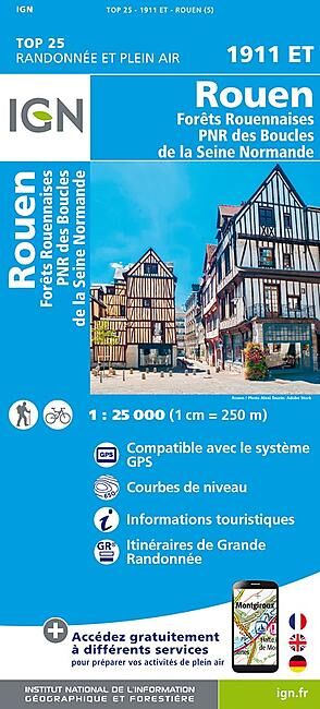 IGN - TOP 25 1911ET ROUEN 1 25 000