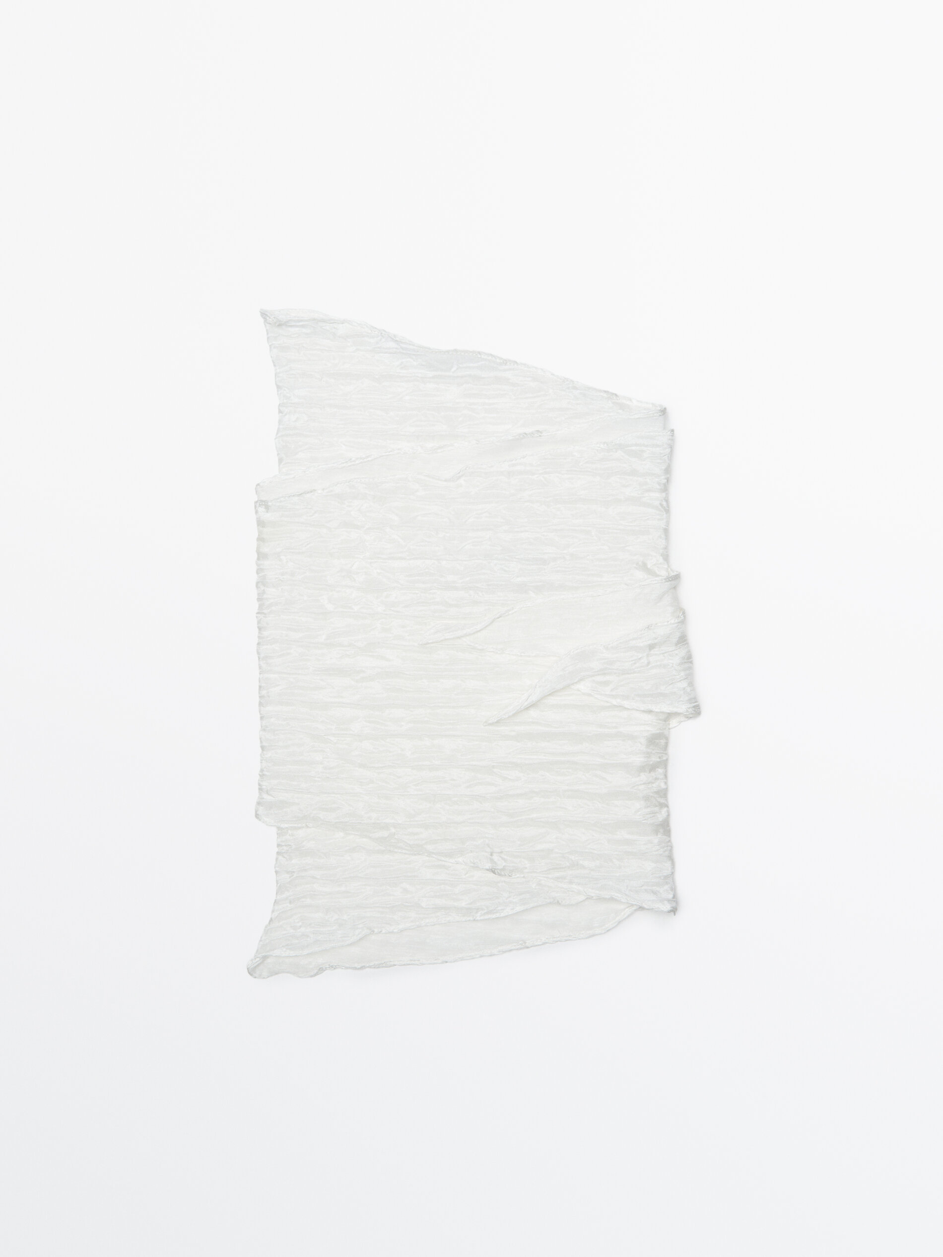 Fuller de seda redondo - BLANCO