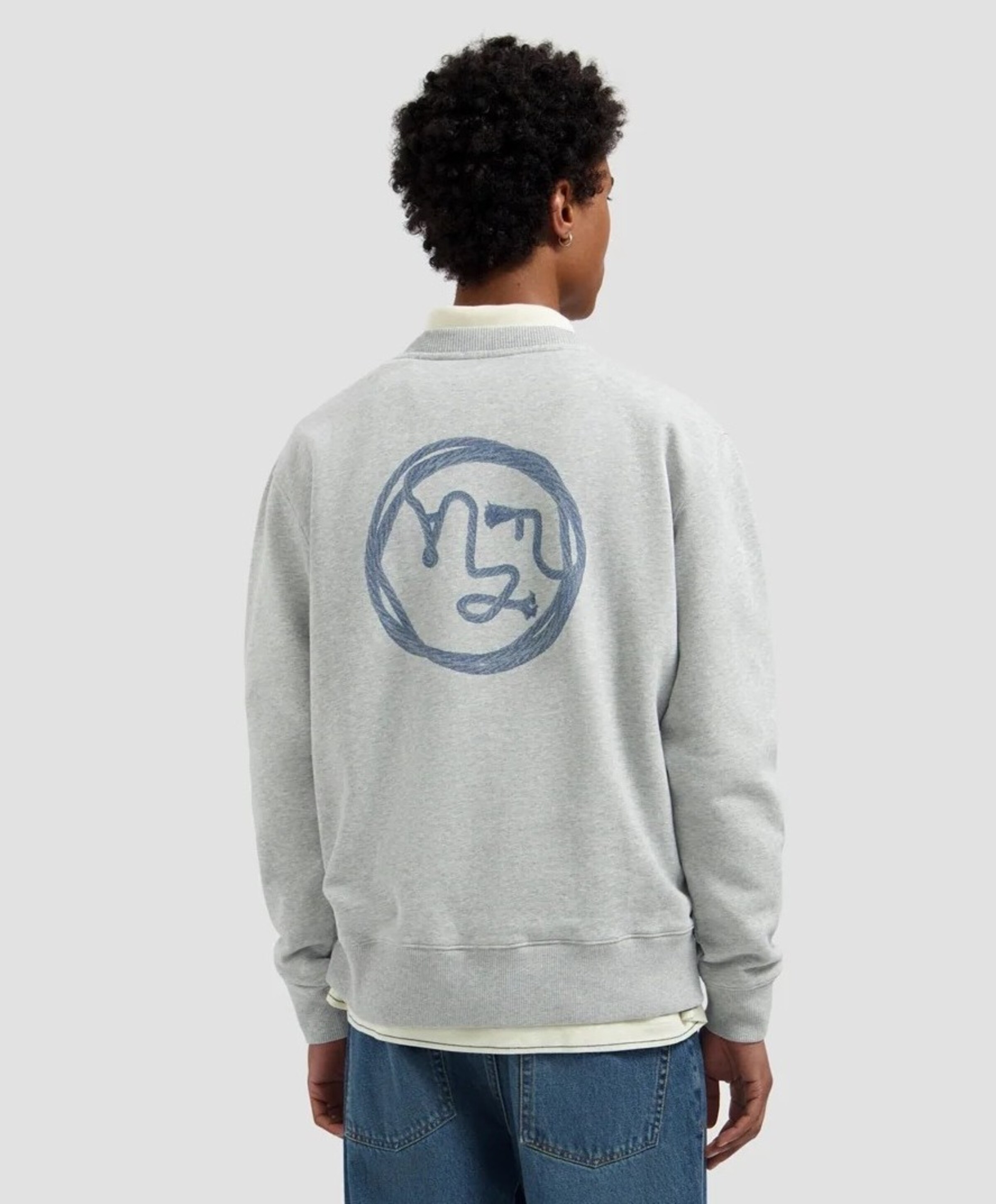 Olaf Heren sweater grijs