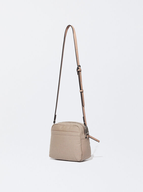 Bolsa de compras com bolsa removível - Bege