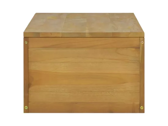 Armoire murale de salle de bain 110x45x30 cm Teck solide