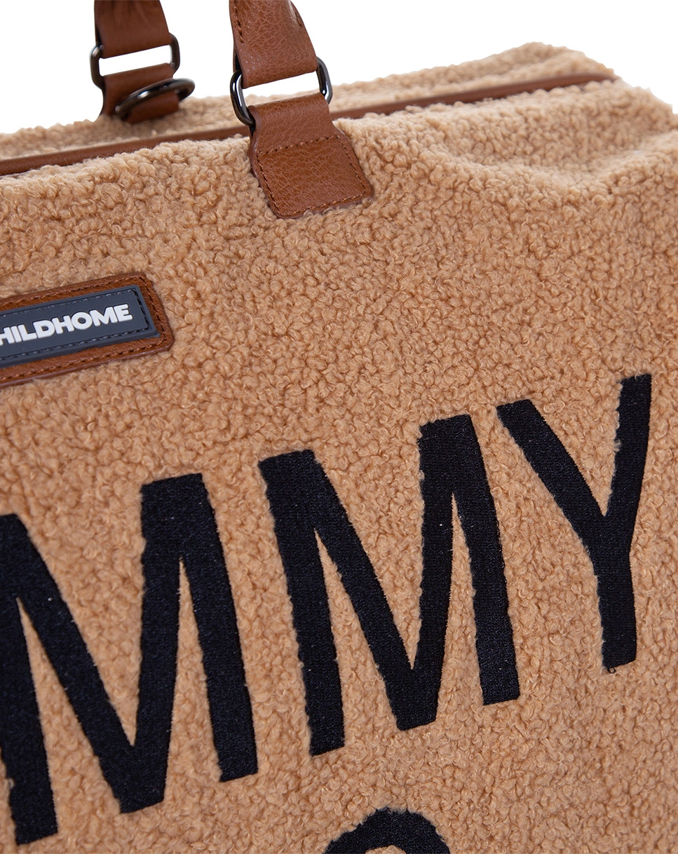 Wickeltasche MOMMY BAG TEDDY (55x30x40) in braun