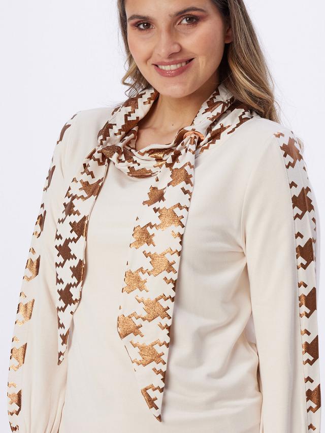 Edelsweatshirt Metallicprint