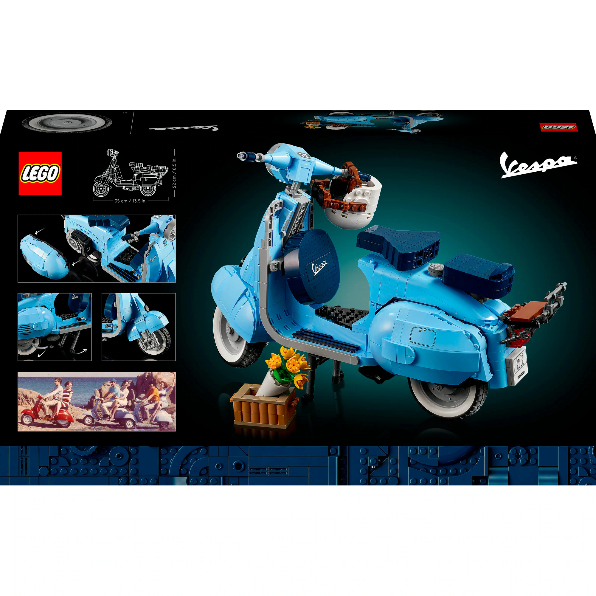 LEGO Konstruktionsspielzeug Creator Expert Vespa 125