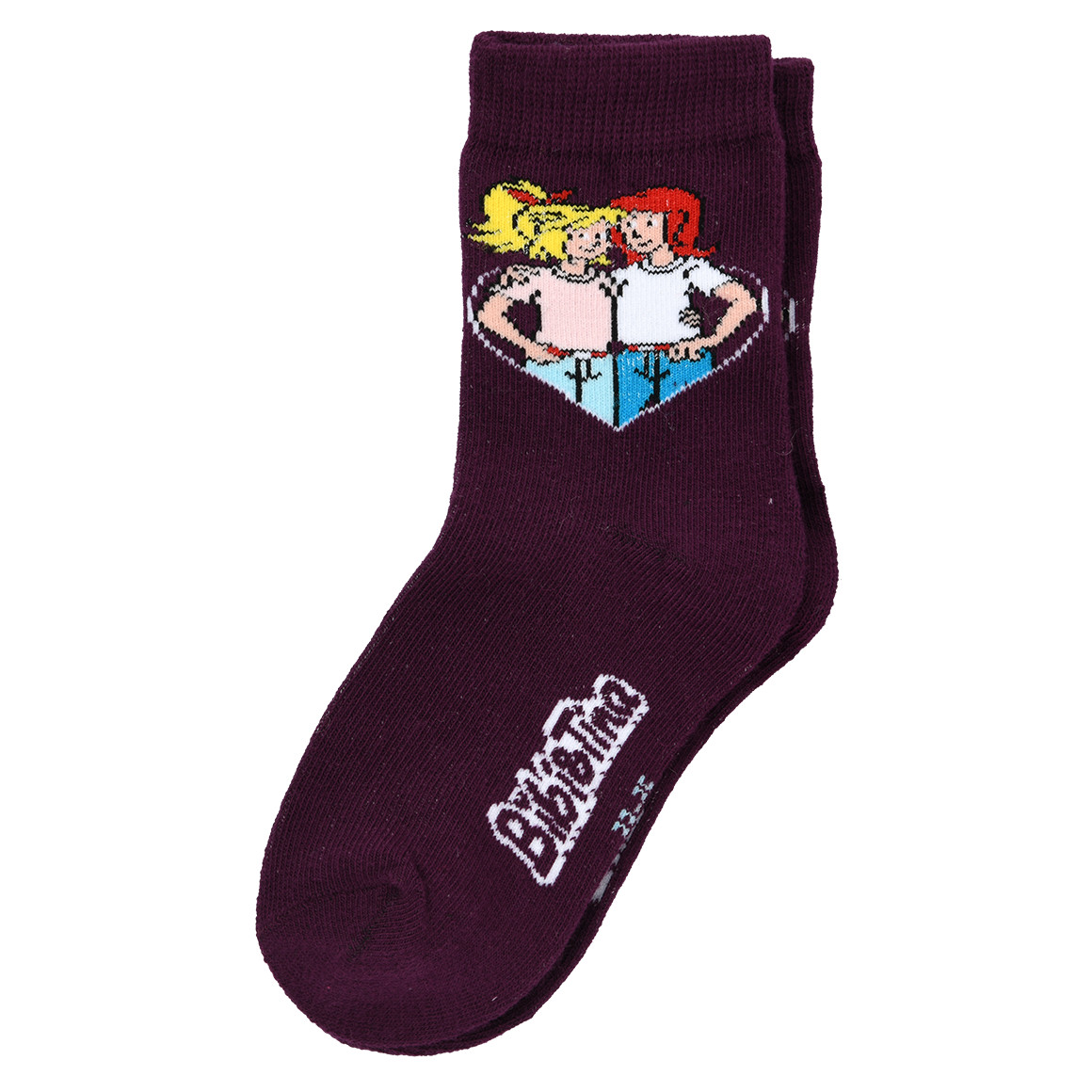 Topolino 3 Bibi & Tina Socken im Set dunkellila / pink / dunkelblau