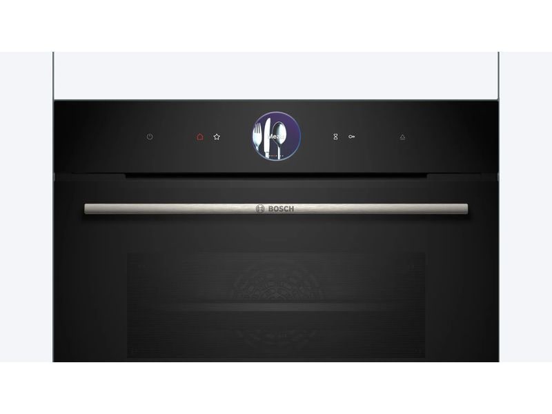 Bosch Einbaudampfbackofen CSG7361B1 Schwarz A Dampfbackofen mit digitalem Bedienring