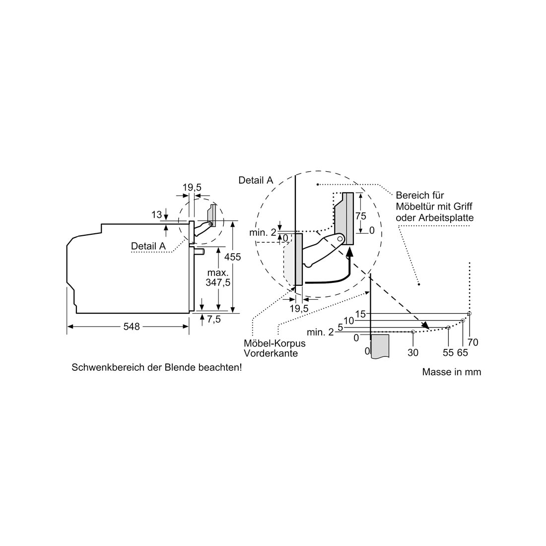 Bosch CSG7361B1 Kompakt Steamer-Heissluft 230V