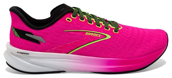 Chaussures Running Brooks Hyperion Rose Vert Femme