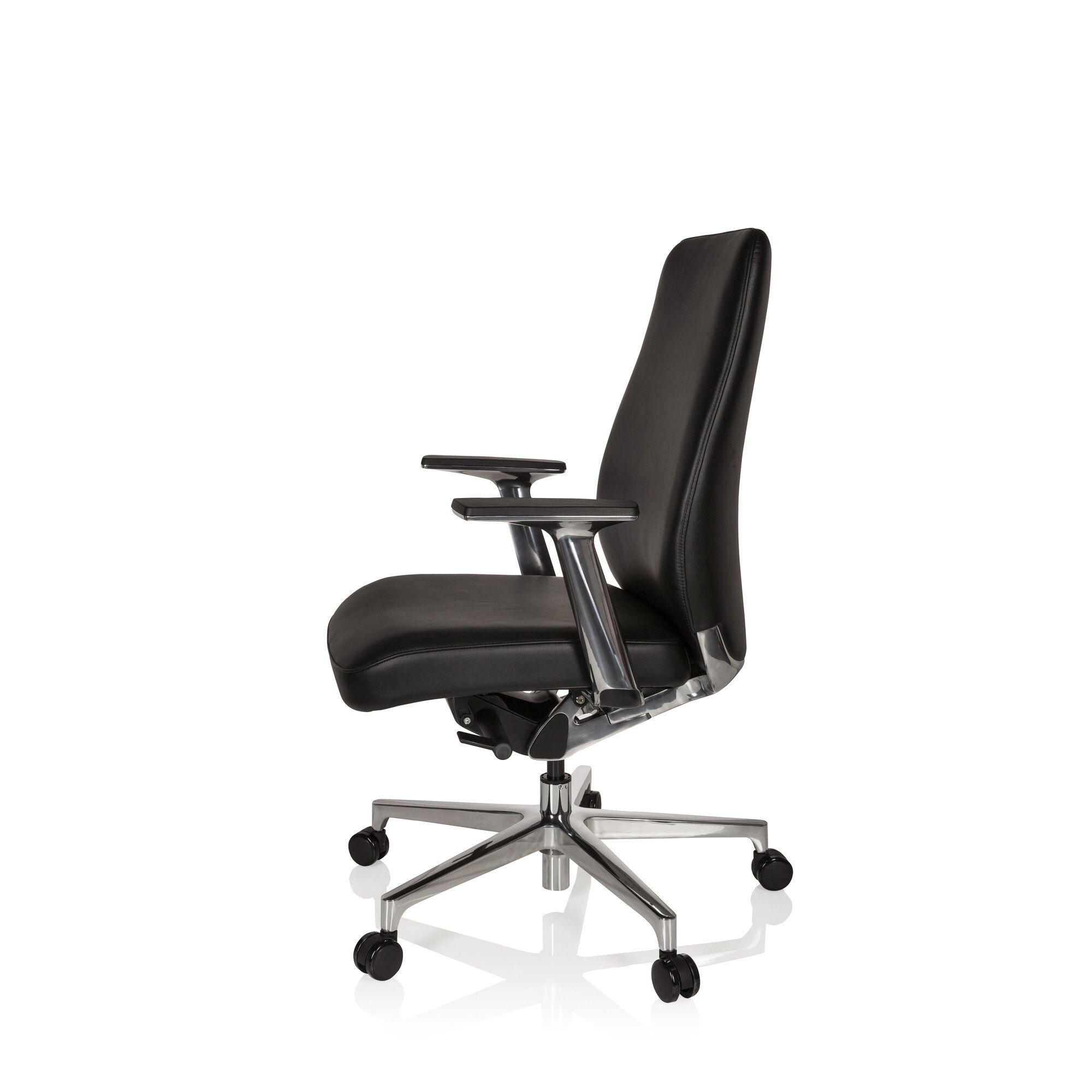 Luxus Chefsessel VERMONT Leder mit Armlehnen hjh OFFICE