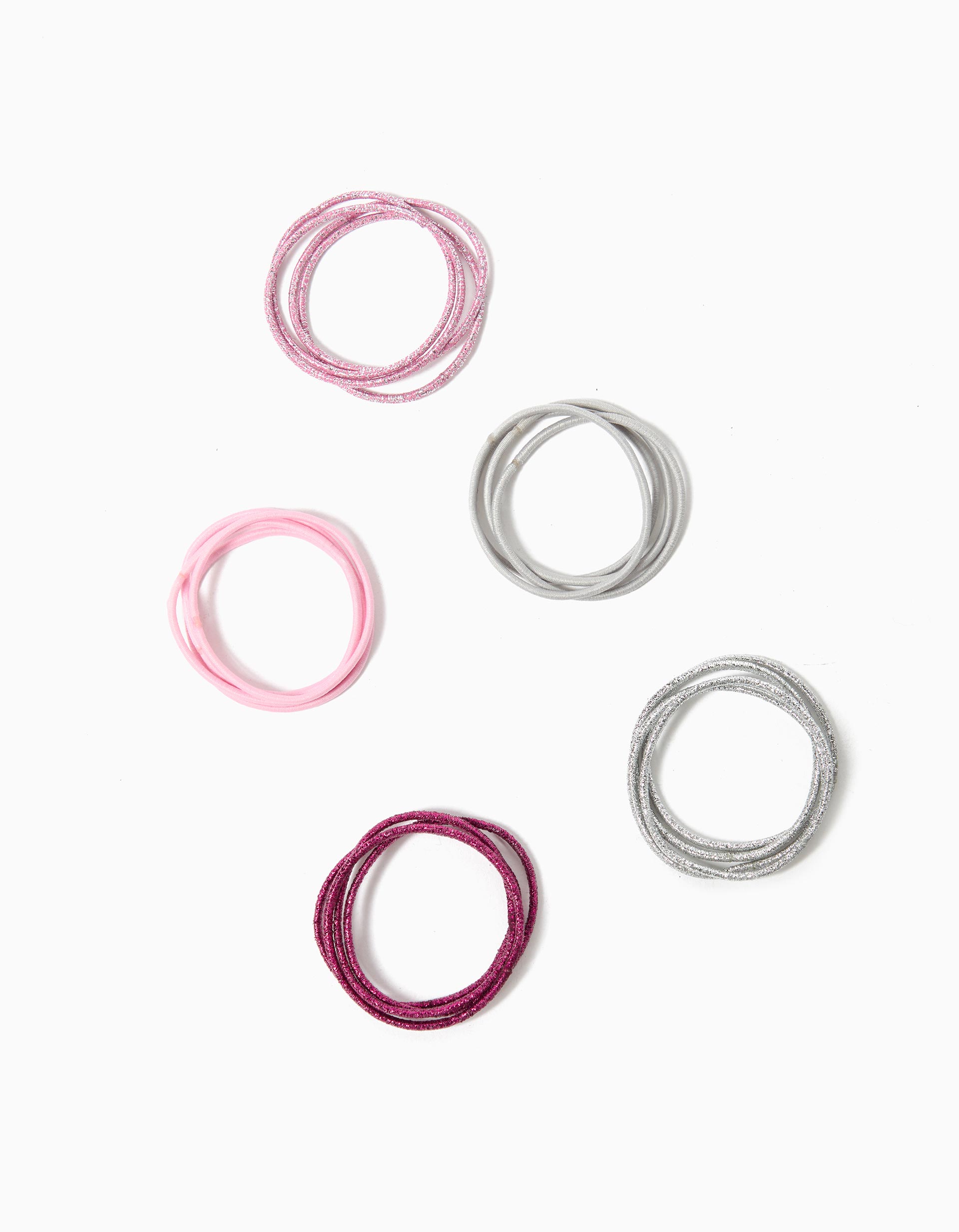 Pack 20 Elásticos de Cabelo, Menina, Multicor