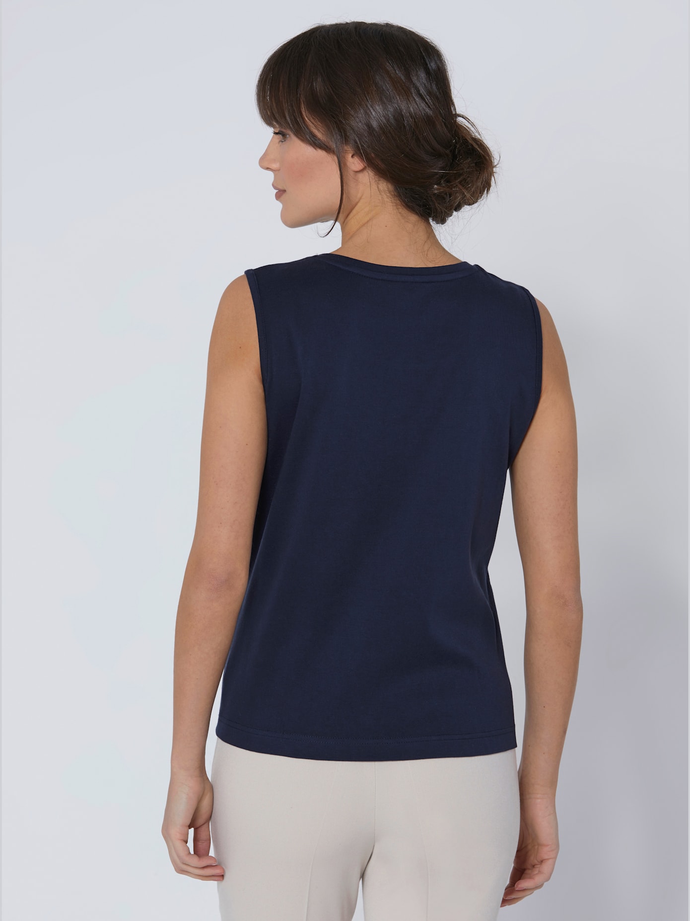 Débardeur coton brillance
