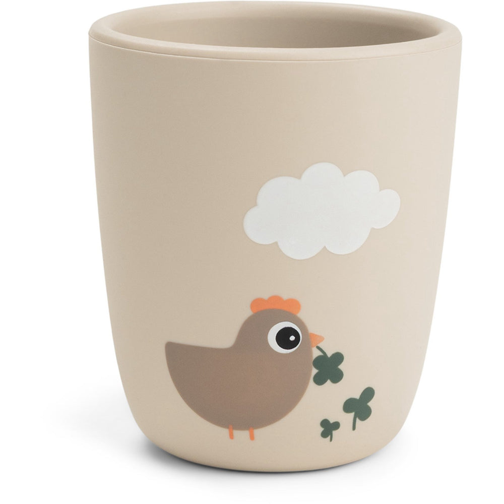 Køb DonebyDeer Tiny Farm Sand Silikone Mini Kop