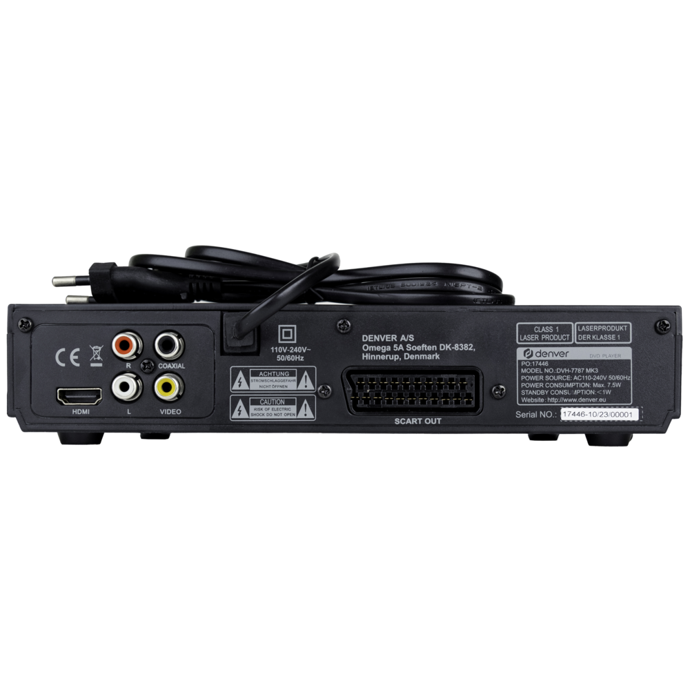 Denver DVH7787 HDMI DVD-speler