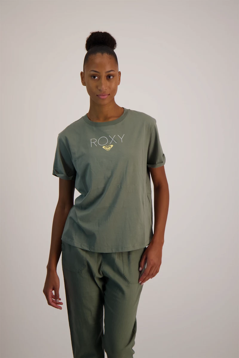 Roxy Sparkle Evening Balance Logo Damen T-Shirt
