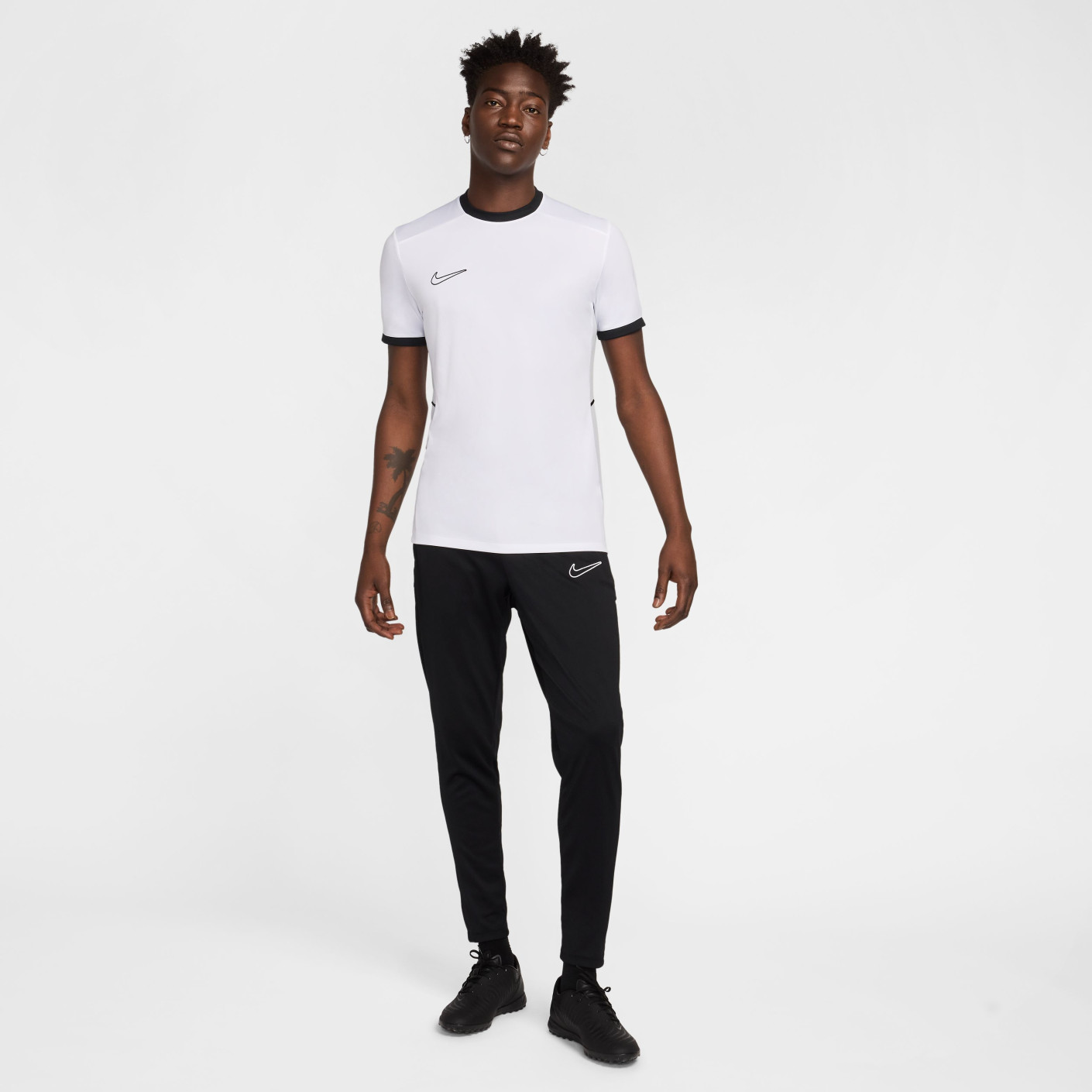 Nike Academy 25 Trainingsshirt Wit Zwart Grijs