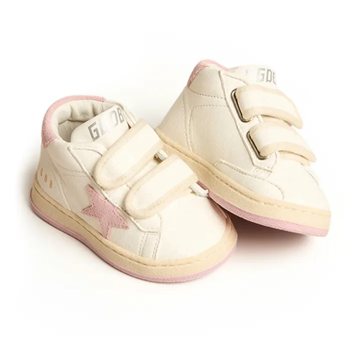 Golden Goose Baskets Scratchs June Suède | Rose
