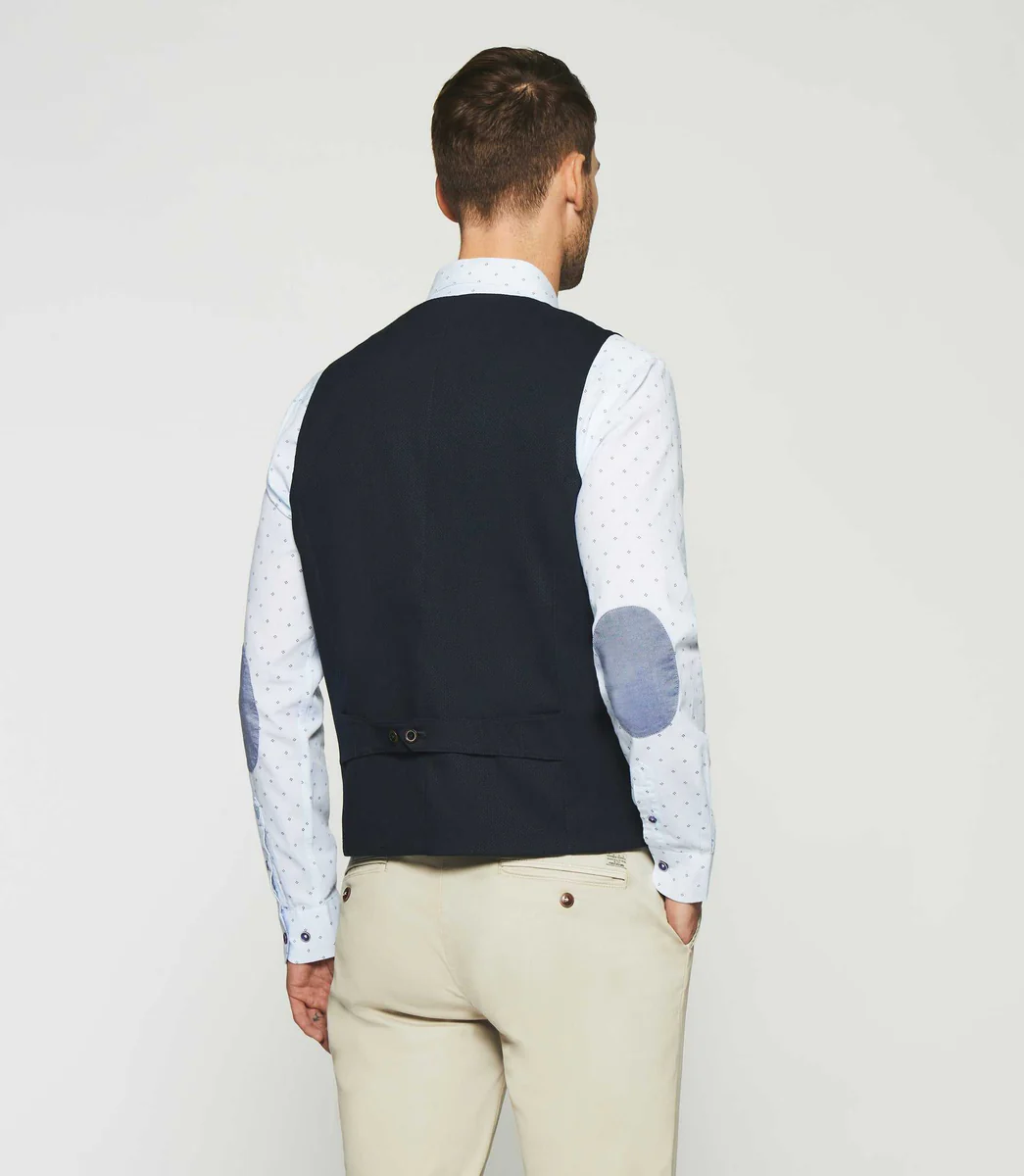 Gilet casual marine