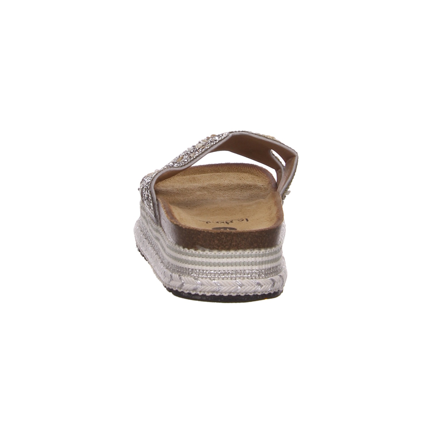La Strada Pantolette silber gold/silber/bronce