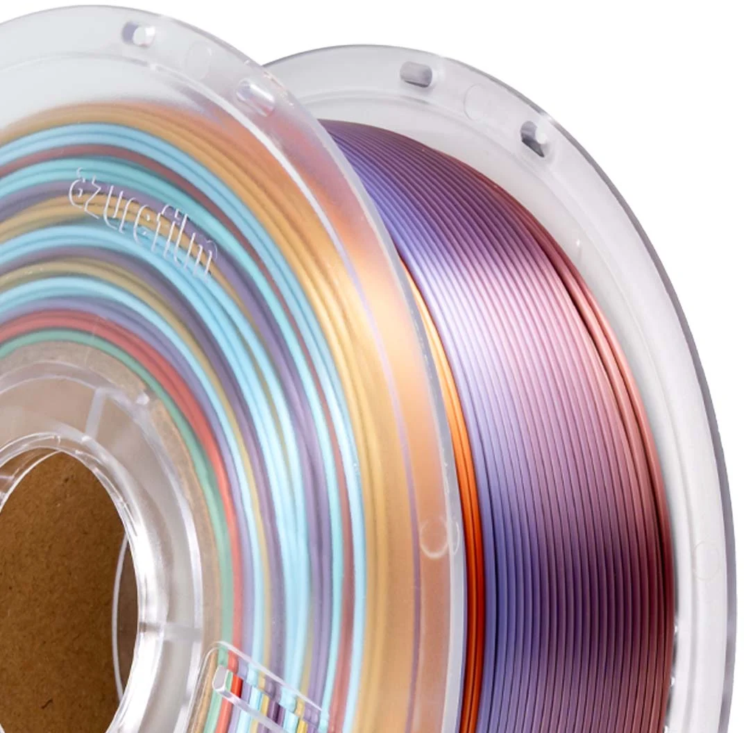 AzureFilm  PLA Silk Rainbow Wild Ember, 1,75 mm / 1000 g    PLA-Material mit Farbverläufen & seidigem Finish in Wild Ember