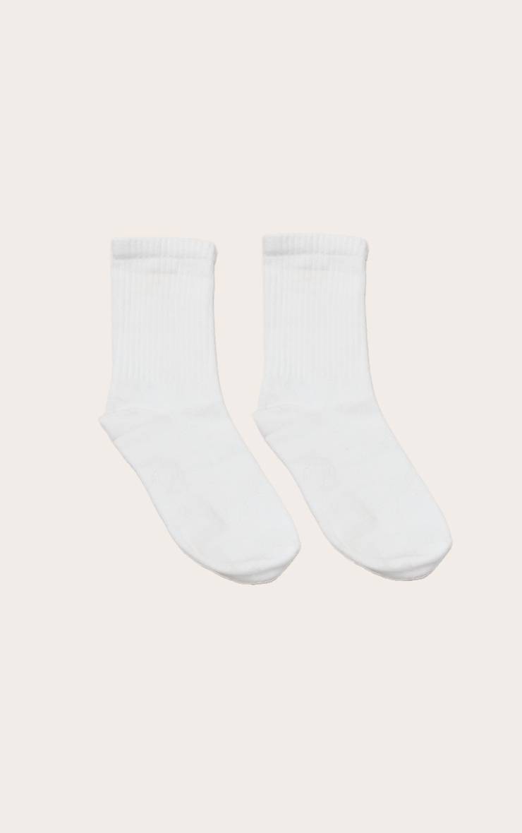 Blanc Chaussettes De Sport Essentielles