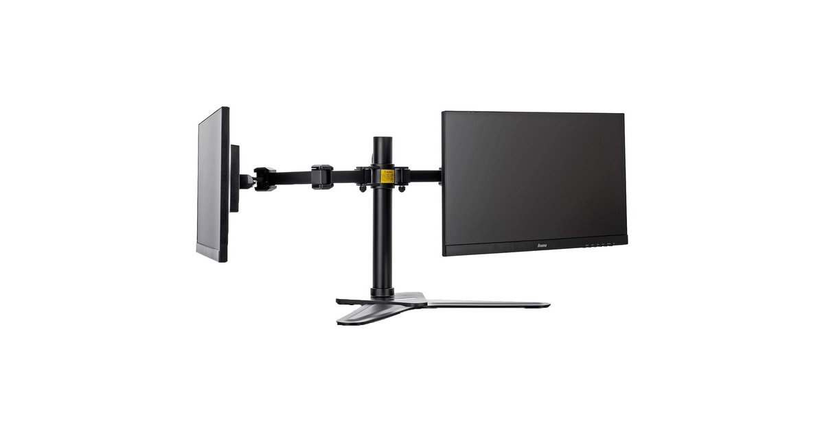 iiyamaDubbele bureausteun standaard DS1002D-B1 voet  (Zwart)