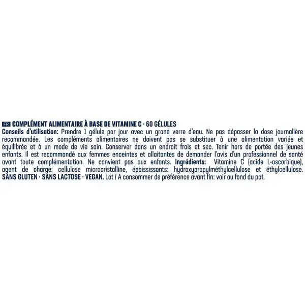 Balasense Vitamine C 60 gélules