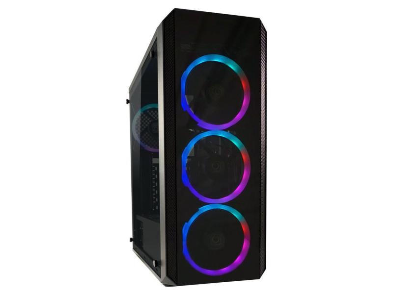 LC-Power PC-Gehäuse Gaming 703B Quad-Luxx Mid-Tower Gehäuse