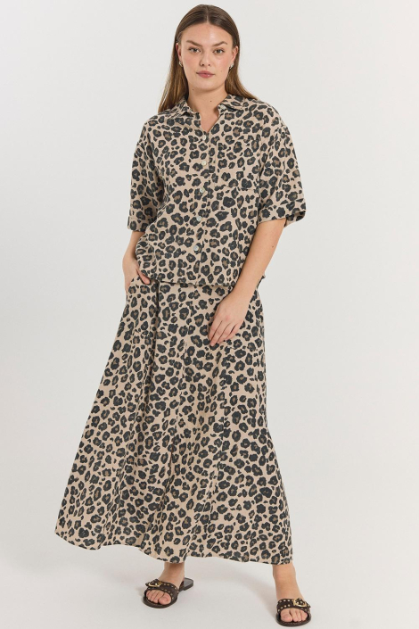 Freequent bruine dames blouse