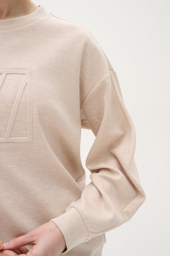 InWear LaicentIW Vincent Mel Mono Sweat Vanilla melange