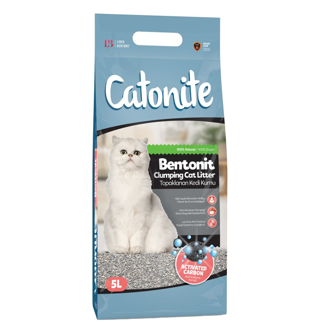 Katzenzubehör - Katzenstreu aus Aktivkohle - 5L