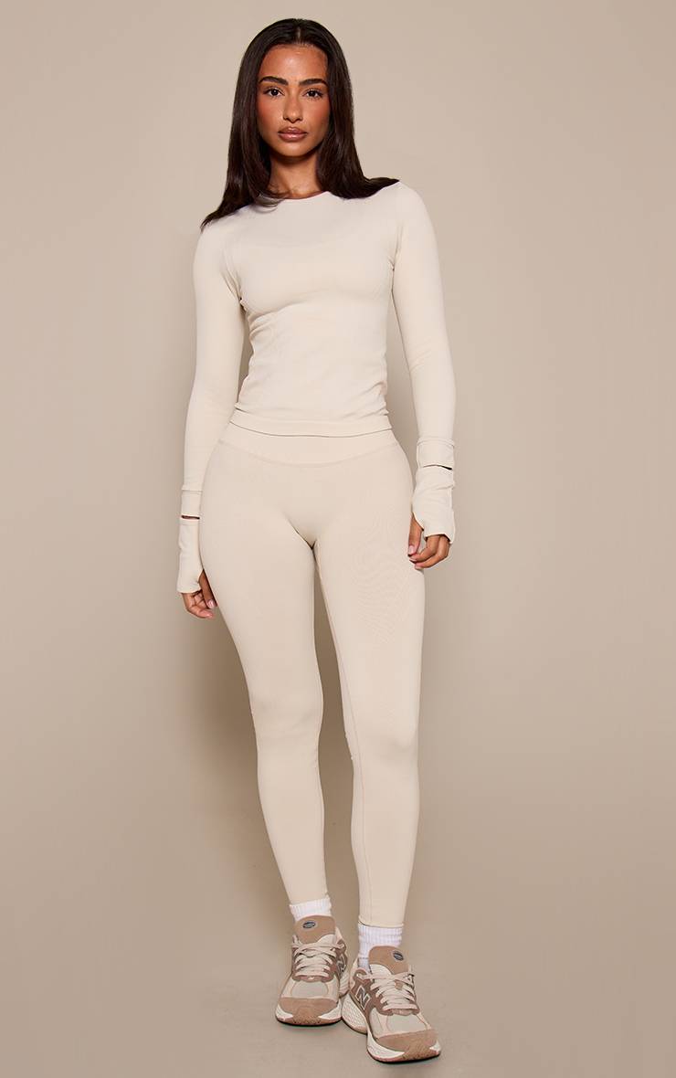 Avoine Legging Gainant Froncé Sans Couture PLT Petite