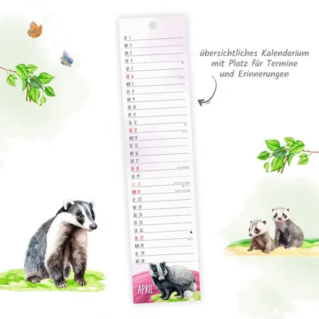 Trötsch Streifenkalender Mini 