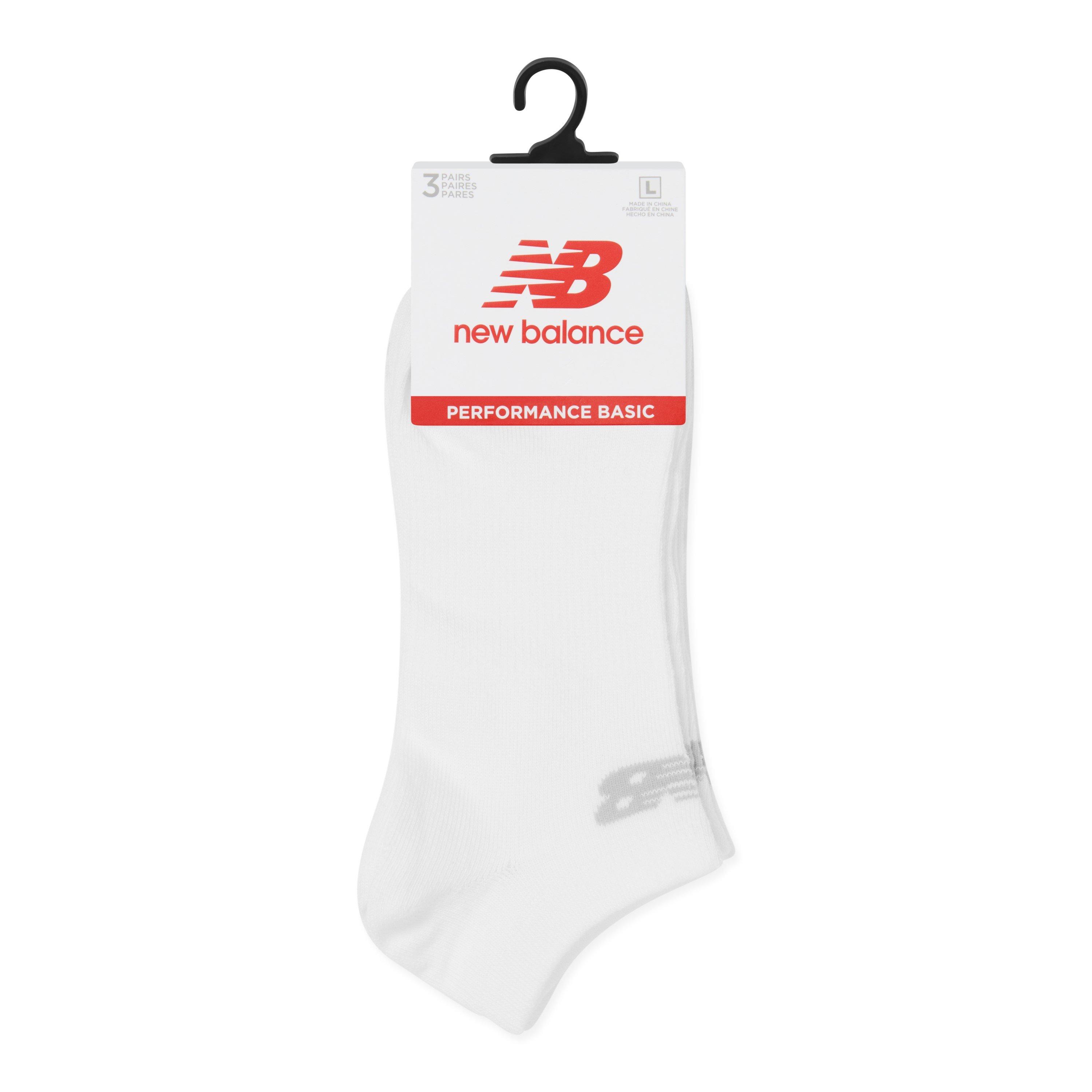 New Balance 3 Pack No Show Socks