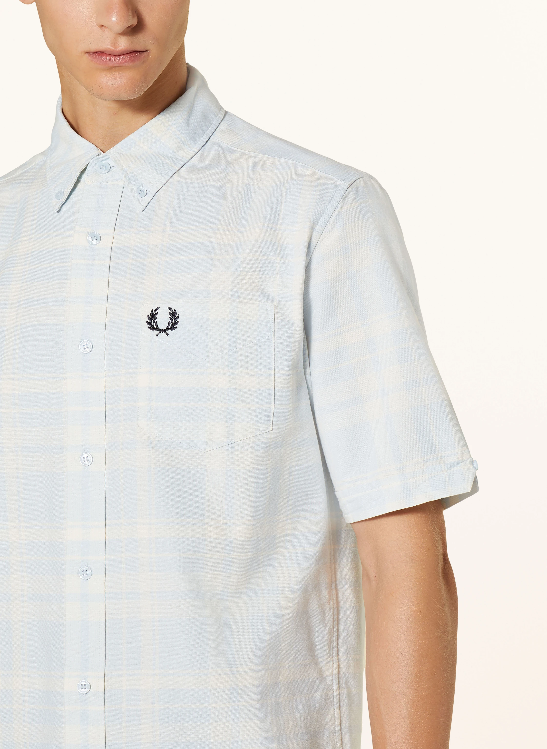 FRED PERRY Kurarm-Hemd M7823 Regular Fit