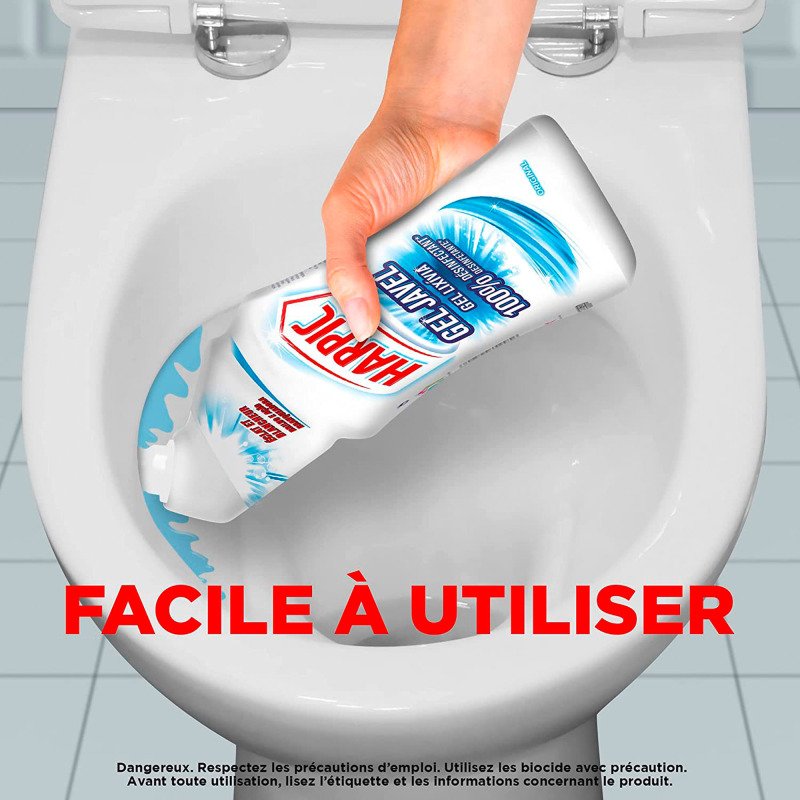 Gel WC Harpic javel Ultra blancheur - Flacon de 750 ml
