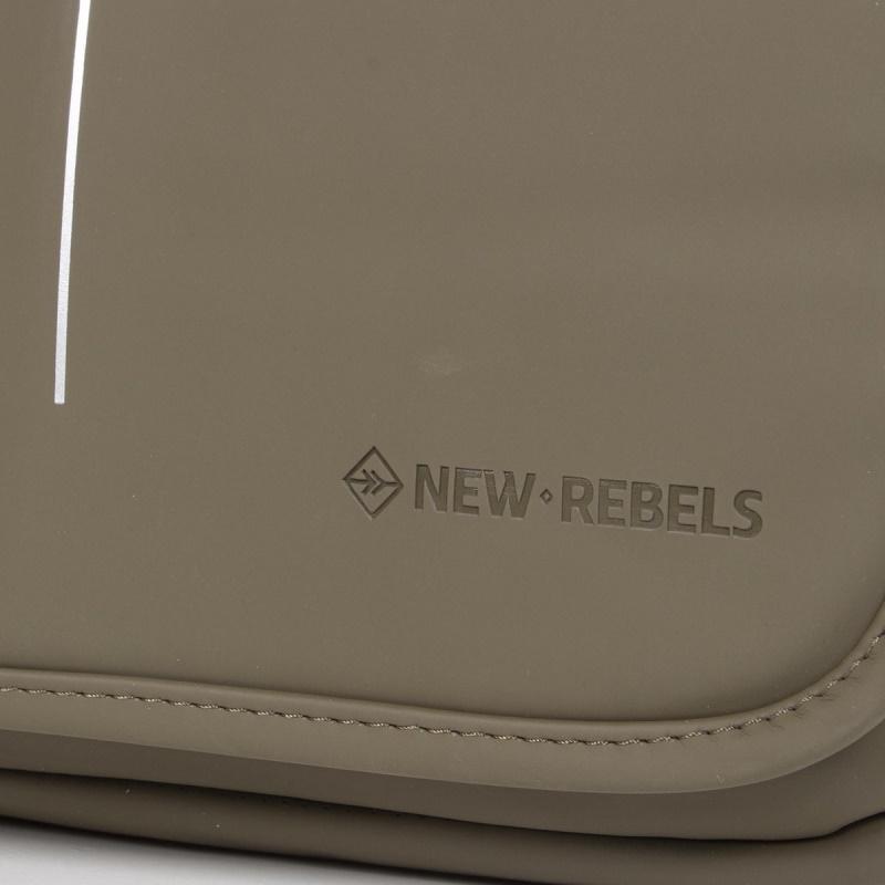 New Rebels Mart Flapover Schoudertas Olive