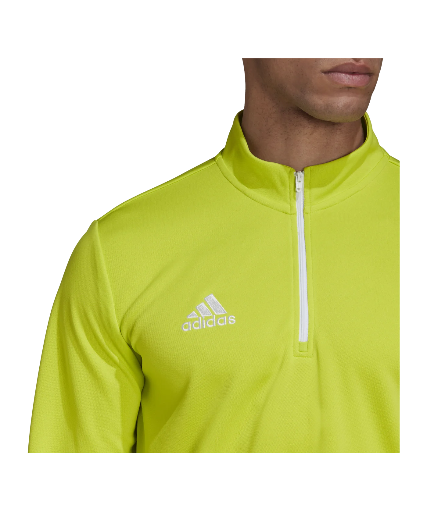adidas Entrada 22 HalfZip Sweatshirt Grün Weiss